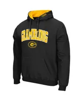 Men's Colosseum Black Grambling Tigers Arch & Logo Pullover Hoodie