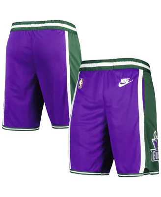 Men's Nike Purple Milwaukee Bucks 2022/23 Classic Edition Swingman Performance Shorts