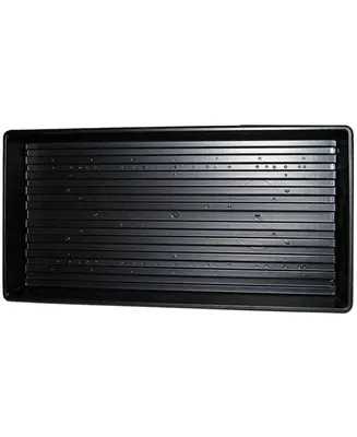 Jiffy Tray Plastic Plant Tray, 11 x 22, Black