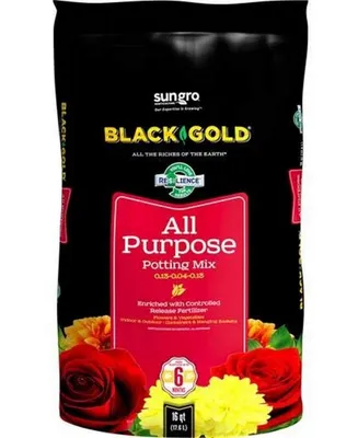 Black Gold All Purpose Potting Soil with RESiLIENCE - 16qt