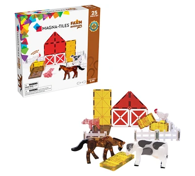 Magna-tilesa Magna-tiles Farm Animals 25-Piece Magnetic Construction Set, Ages 3+