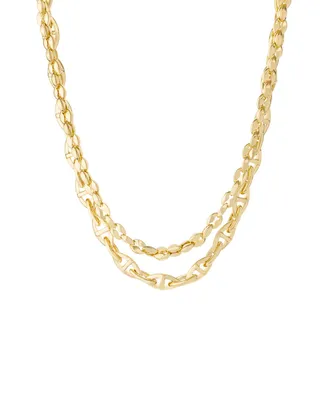 Ettika Golden Rays Necklace Set in 18K Gold Plating, 2 Piece