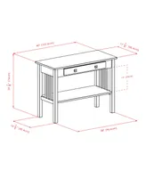 Winsome Stafford 29.92" Wood Console Hall Table