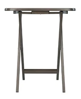 Winsome Lucca 5-Piece Wood Snack Table Set