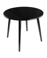 Winsome Moreno 28.94" Wood Round Drop Leaf Dining Table