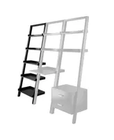 Winsome Bellamy 69.36" Wood 5-Tier Leaning Shelf