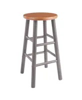 Winsome Huxton 2-Piece Wood Counter Stool Set