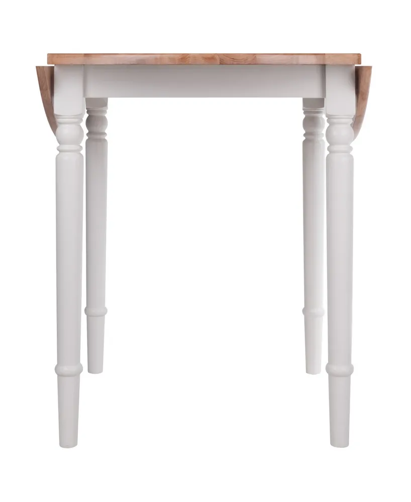 Winsome Sorella 30.08" Wood Round Drop Leaf Table