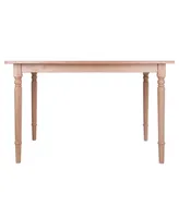 Winsome Ravenna 30.08" Wood Rectangle Dining Table