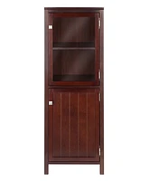 Winsome Brooke Jelly 47.44" Wood 2-Section Cupboard
