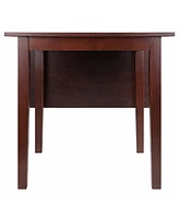 Winsome Perrone 29.13" Wood Drop Leaf Dining Table