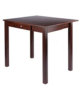 Winsome Perrone 34.06" Wood High Table with Drop Leaf