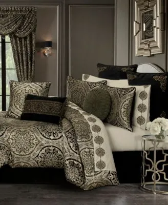 J Queen New York Terra Damask Comforter Sets