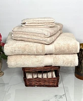 Ozan Premium Home Legend Collection 6 Piece Turkish Cotton Luxury Towel Set