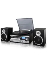 Trexonic 3-Speed Vinyl Turntable Home Stereo System