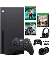 Xbox Series X 1TB Console w/ Battlefield 2042 + 2 Games & Accessories