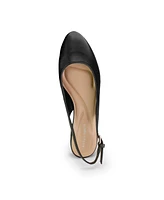 Easy Spirit Women's Eflex Cassius Slingback Block Heel Dress Pumps