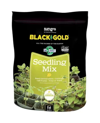 SunGro Black Gold Seedling Germination Mix for Seeds, 8 Qrts