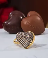 Le Vian Godiva x Chocolate Diamond Heart Ring (1-1/5 ct. t.w.) 14k Gold
