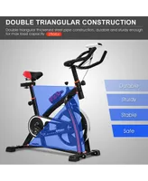 Costway Exercise Bicycle Indoor Bike Cycling Cardio Adjustable Gym