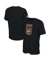 Men's Nike Black Ohio State Buckeyes Veterans Camo T-shirt