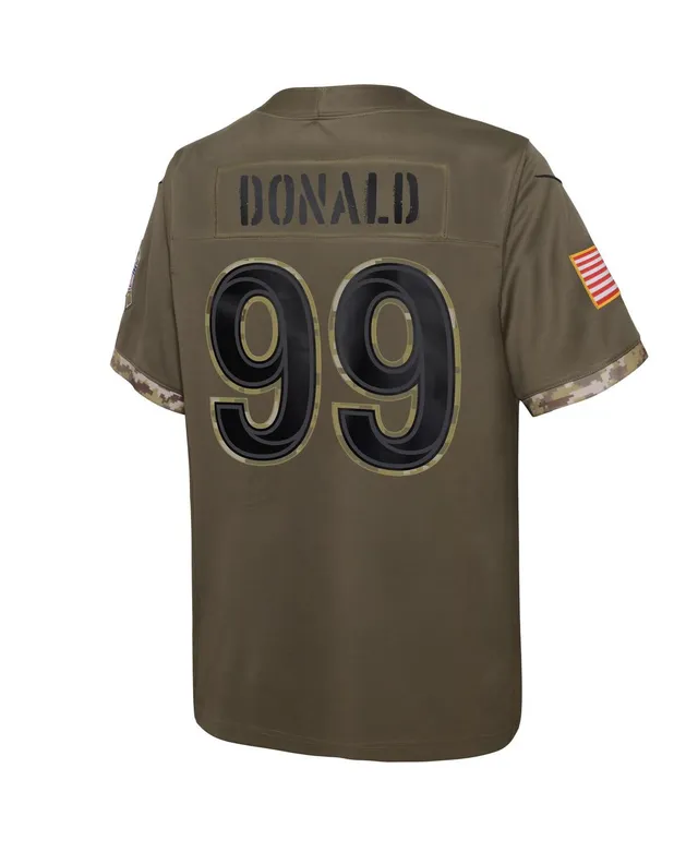 Youth Nike Aaron Donald Gold Los Angeles Rams Inverted Game Jersey Size: Extra Large