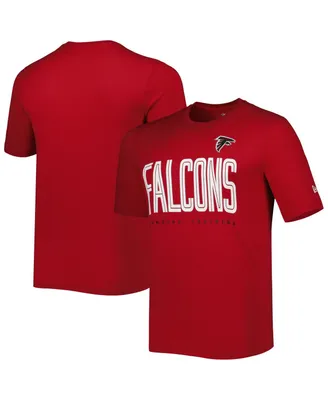 Men's New Era Red Atlanta Falcons Combine Authentic Training Huddle Up T-shirt