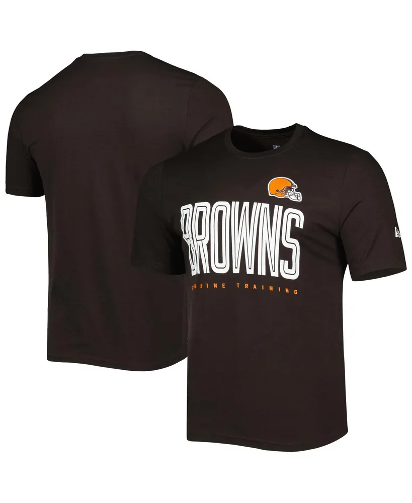 Men's Cleveland Browns New Era Brown Combine Authentic Offsides