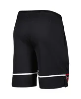 Men's New Era Black Arizona Cardinals Combine Authentic Rusher Training Shorts