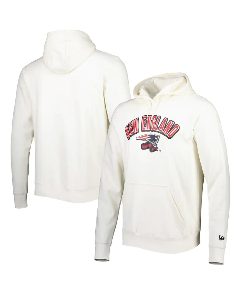 Men's New Era Navy England Patriots Throwback Pullover Hoodie Size: Small