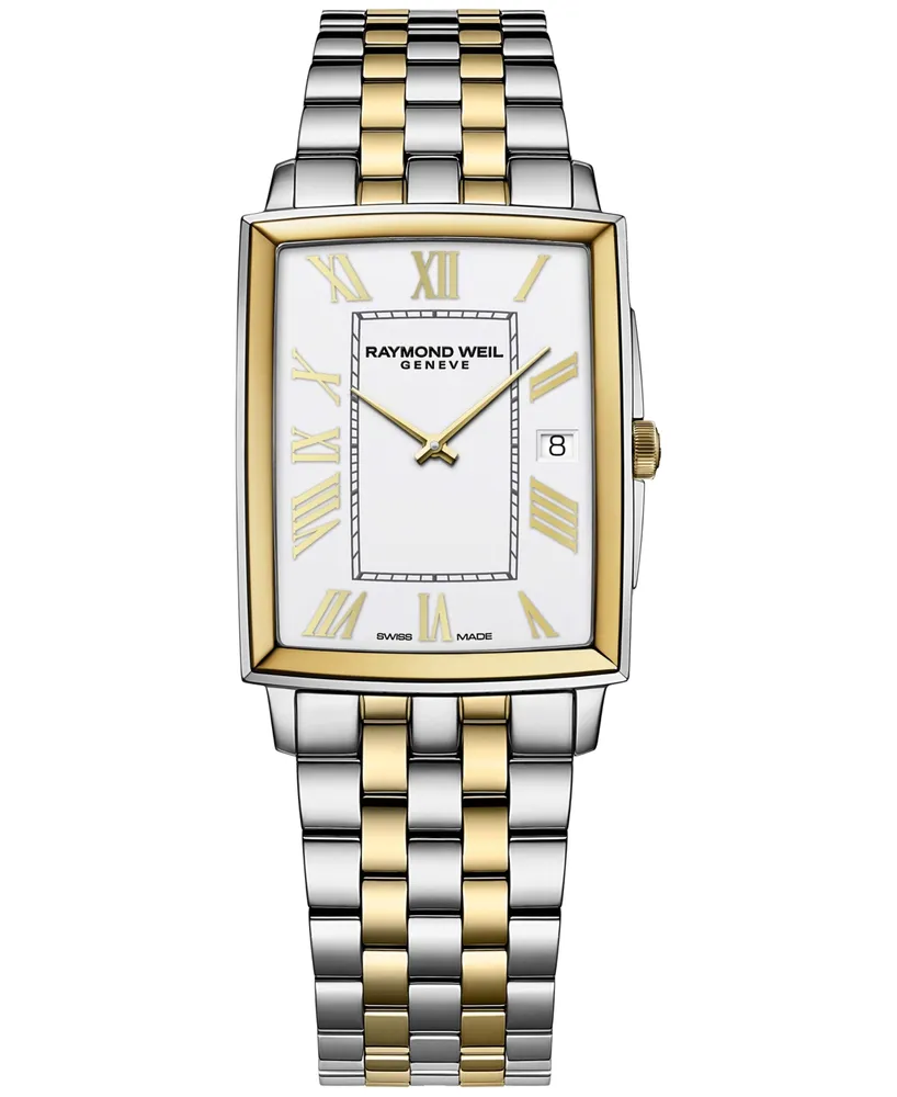 Raymond Weil Women's Swiss Toccata Two-Tone Stainless Steel Bracelet Watch 37x30mm