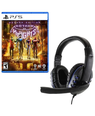 Gotham Knight Game with Universal Headset for PlayStation 5
