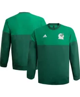 Men's adidas Green Mexico National Team Dna Pullover Sweatshirt