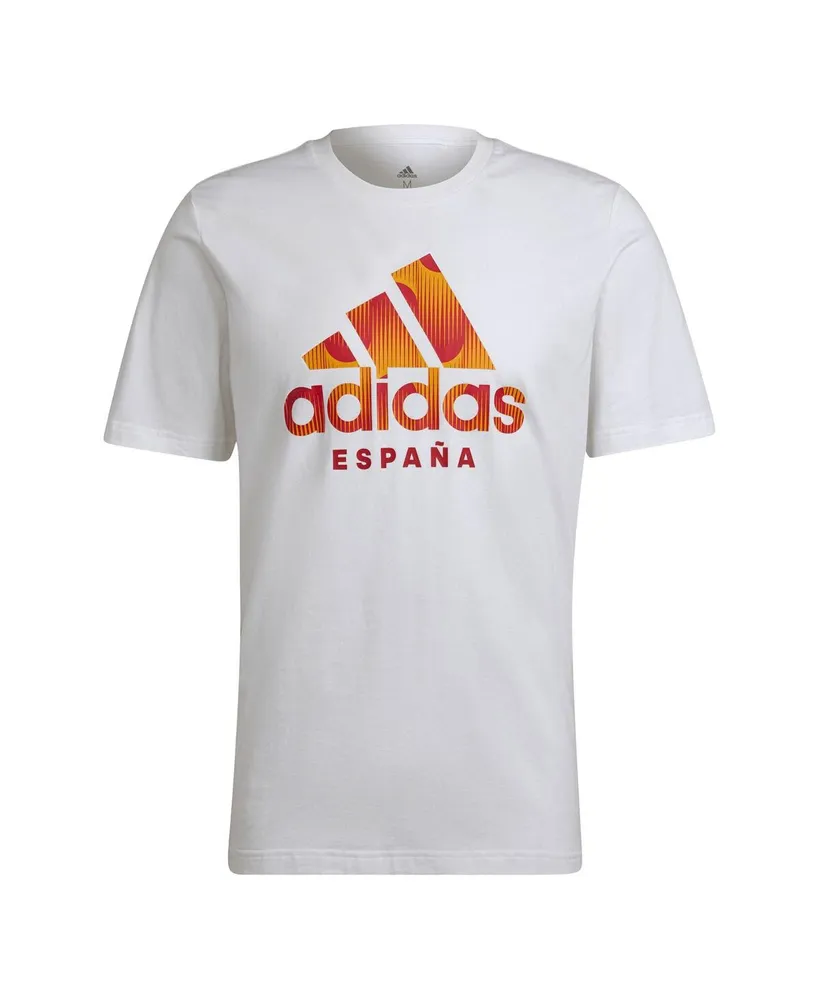 Men's adidas White Spain National Team Dna Graphic T-shirt