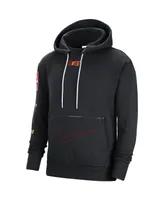 Men's Nike Black Miami Heat 2022/23 City Edition Courtside Heavyweight Fleece Pullover Hoodie