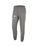 Men's Nike Heather Charcoal Dallas Mavericks 2022/23 City Edition Courtside Brushed Fleece Sweatpants