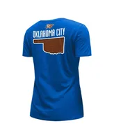 Women's New Era Blue Oklahoma City Thunder 2022/23 City Edition V-Neck T-shirt