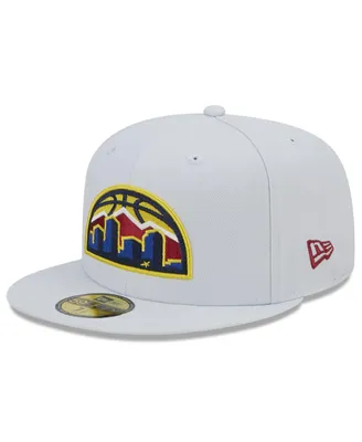 Men's New Era White Denver Nuggets 2022/23 City Edition Alternate Logo 59FIFTY Fitted Hat
