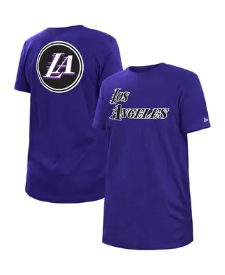 Men's New Era Los Angeles Lakers 2022/23 City Edition Big and Tall T-shirt