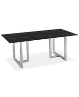 Emila 78" Rectangle Sintered Stone Mix and Match Dining Table, Created for Macy's