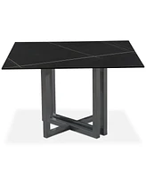 Emila 48" Square Sintered Stone Mix and Match Dining Table, Created for Macy's