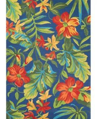 Couristan Covington Tropical Orchid Area Rug Collection
