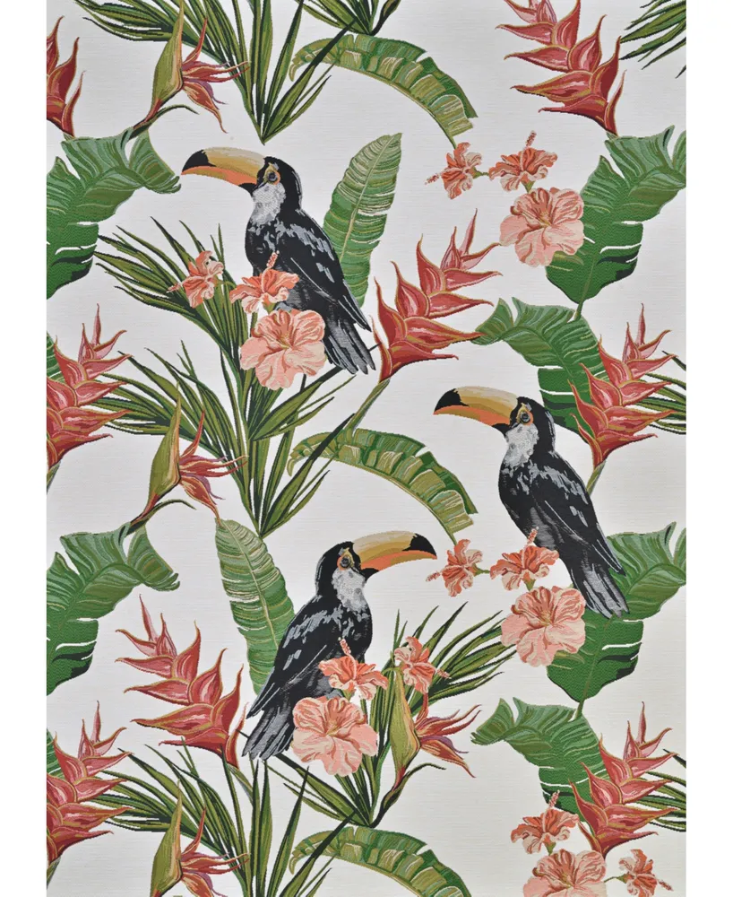 Couristan Dolce Toucans 2'3" x 3'11" Area Rug