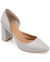 Journee Signature Women's Jillian D'orsay Block Heel Pumps