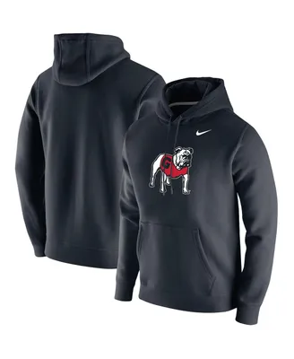 Men's Nike Georgia Bulldogs Vintage-Like School Logo Pullover Hoodie