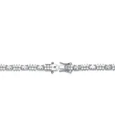 Genevive Sterling Silver Cubic Zirconia Cz Bracelet