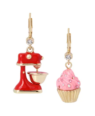 Betsey Johnson Cupcake Mismatched Earrings