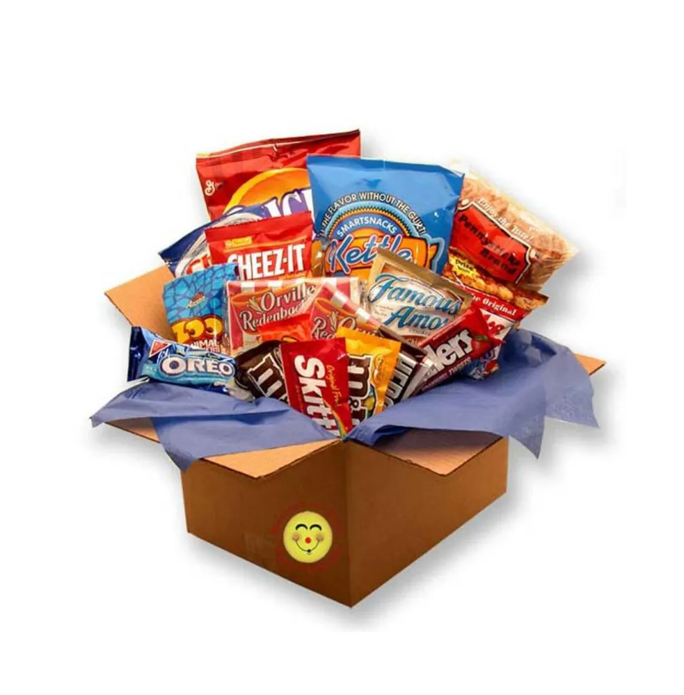 Gbds Snackdown Deluxe Snacks Care Package - Snack care package with candy and chocolate