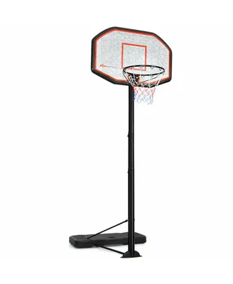 10ft 43'' Backboard In/outdoor Adjustable Height Basketball
