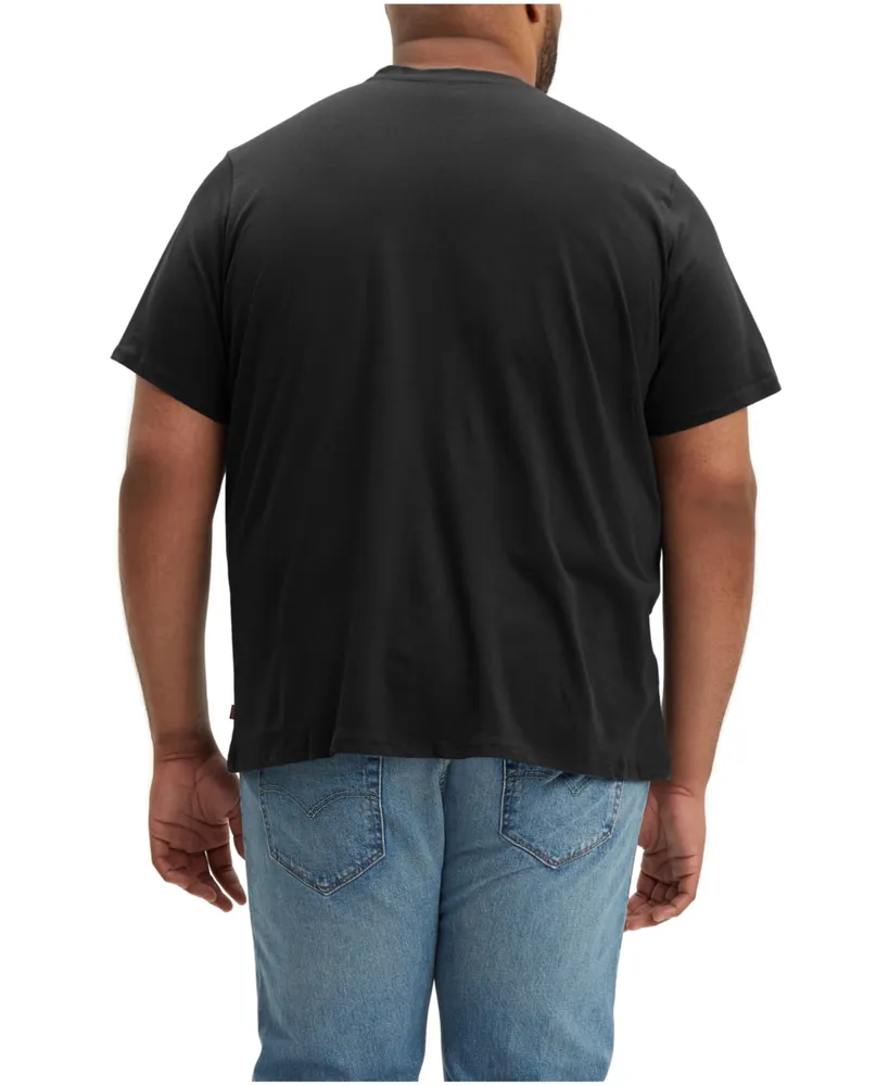 Levi's Big and Tall 2-Horse Graphic Regular Fit Crewneck T-Shirt